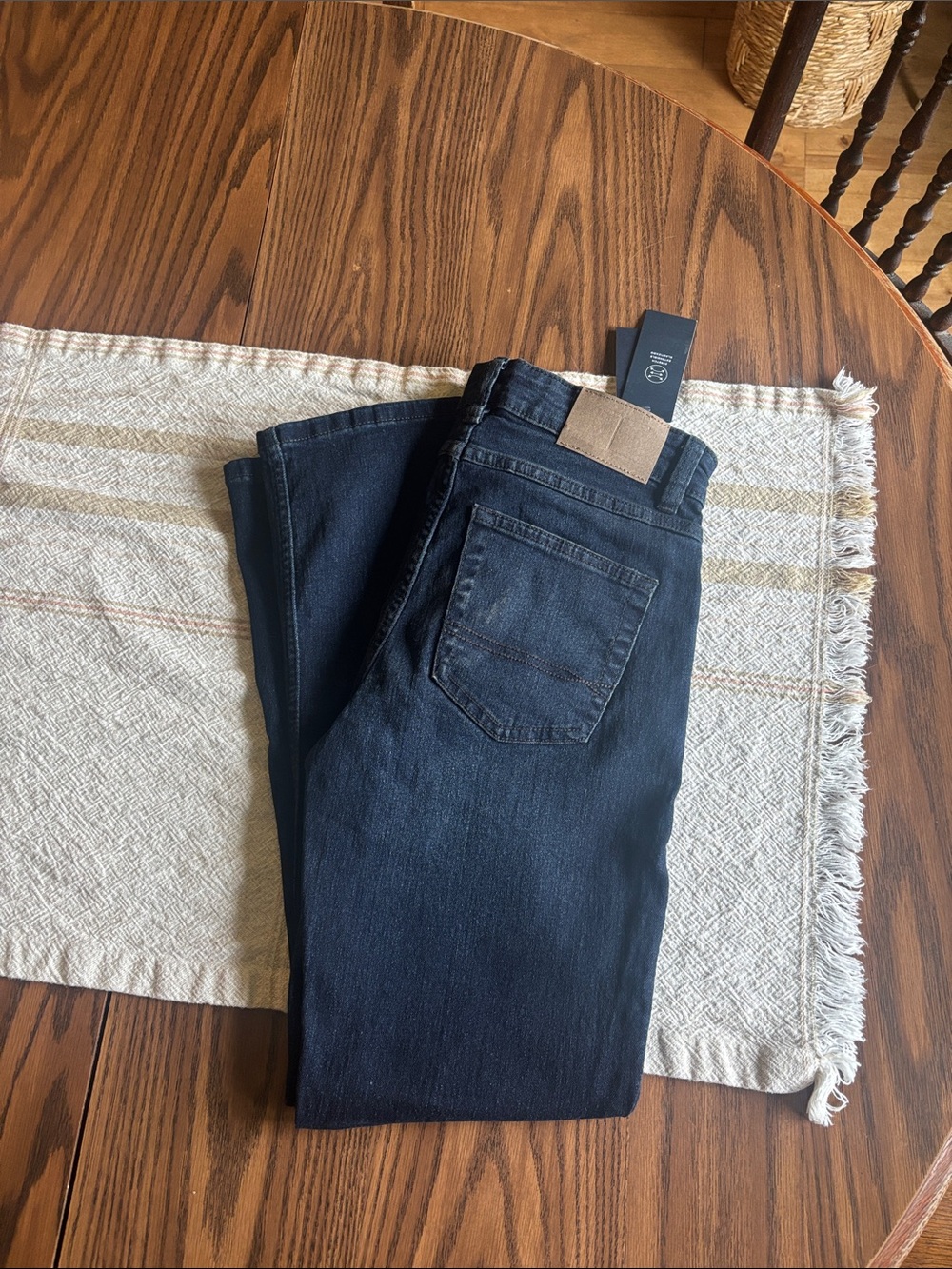 Tommy Hilfiger Boys Slim Straight Dark Blue Jeans